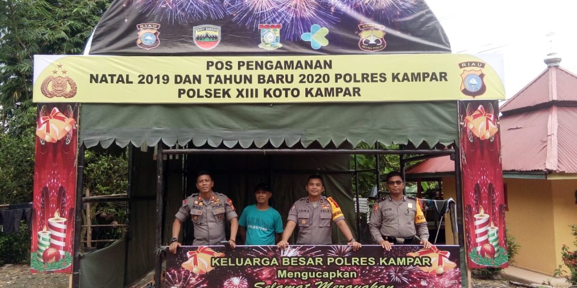 4 Pos Pam Operasi Lilin MT 2019 di Wilayah Hukum Polres Kampar Mulai Besok Difungsikan