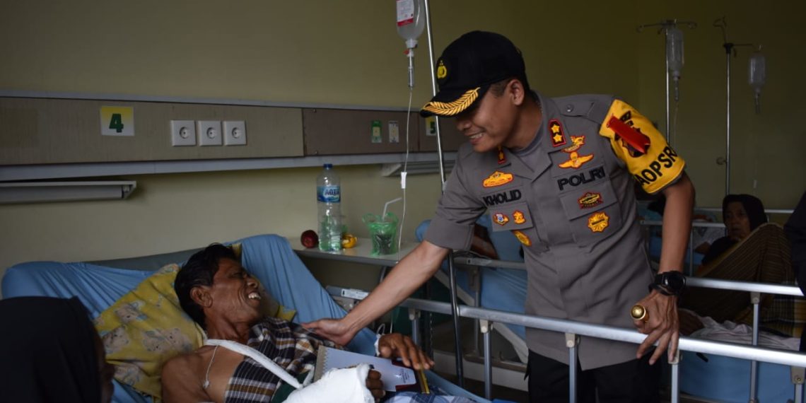 Andi Radius Pasien RSUD Bangkinang, Tidak Menyangka Dikunjungi Kapolres Kampar