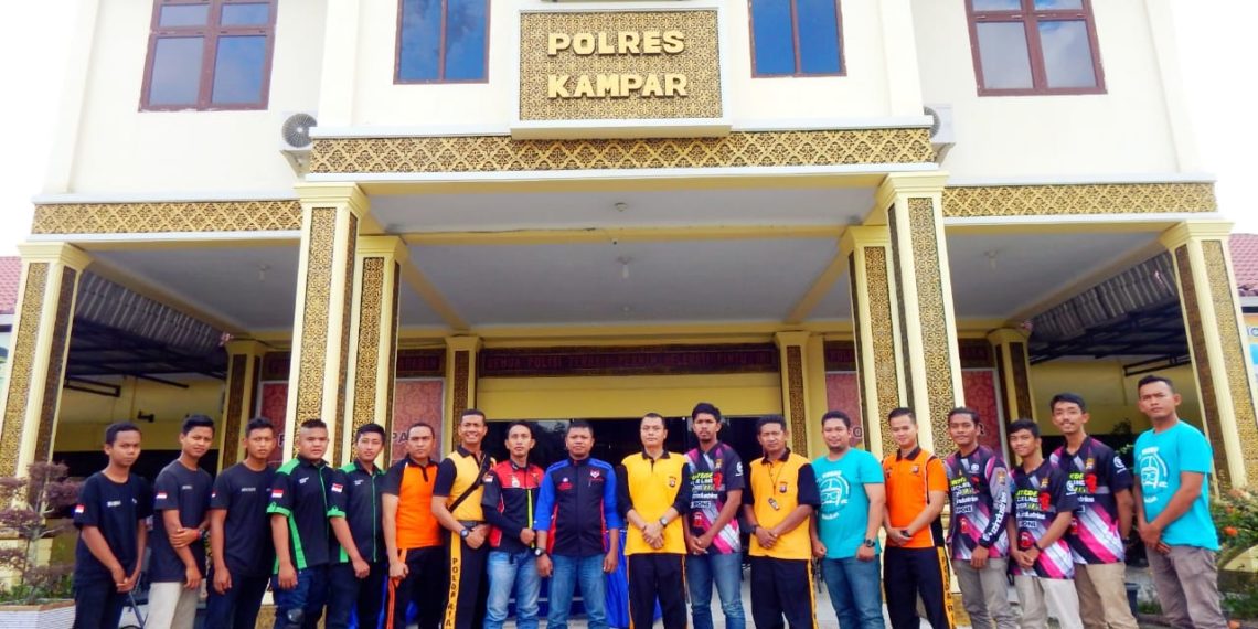 Gelar Koffe Morning, Kapolres Kampar Ajak Komunitas Motor Jadi Pelopor Tertib Lalulintas