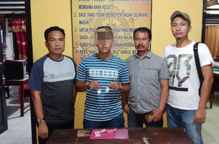 Edarkan Shabu, Seorang Pemuda Berstatus Mahasiswa Ditangkap Polsek Kampar Kiri