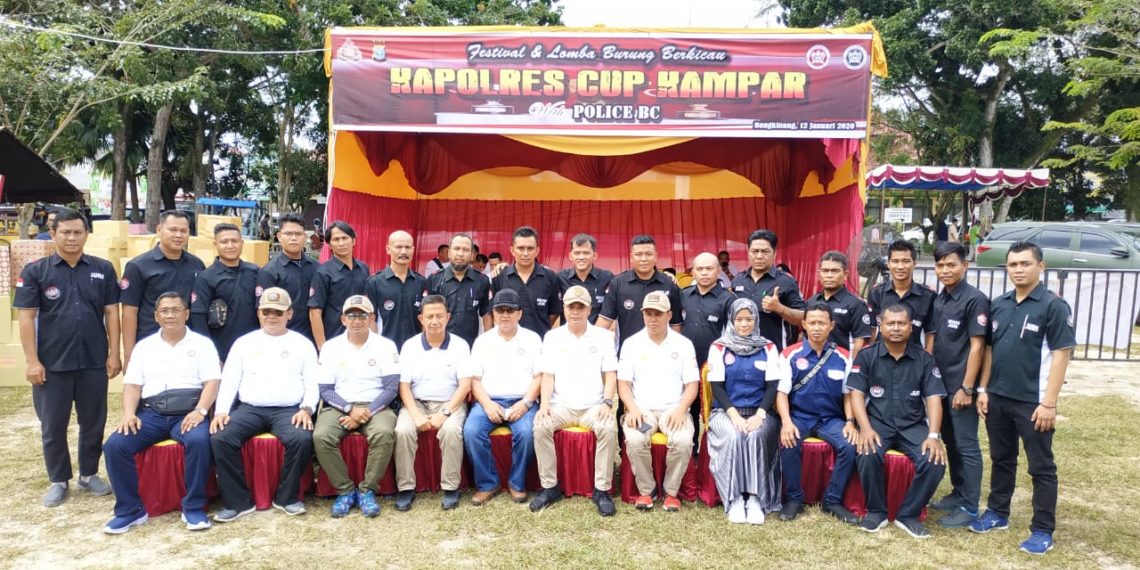 800 Peserta Ikuti Lomba Burung Berkicau se-Sumatera Perebutkan Piala Kapolres Kampar