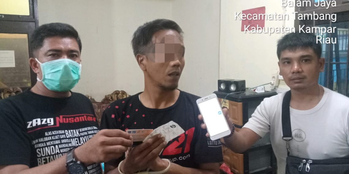 Polsek Tambang Kampar Tangkap Pelaku Judi Togel di Wilayah Desa Sawah Baru Kampa