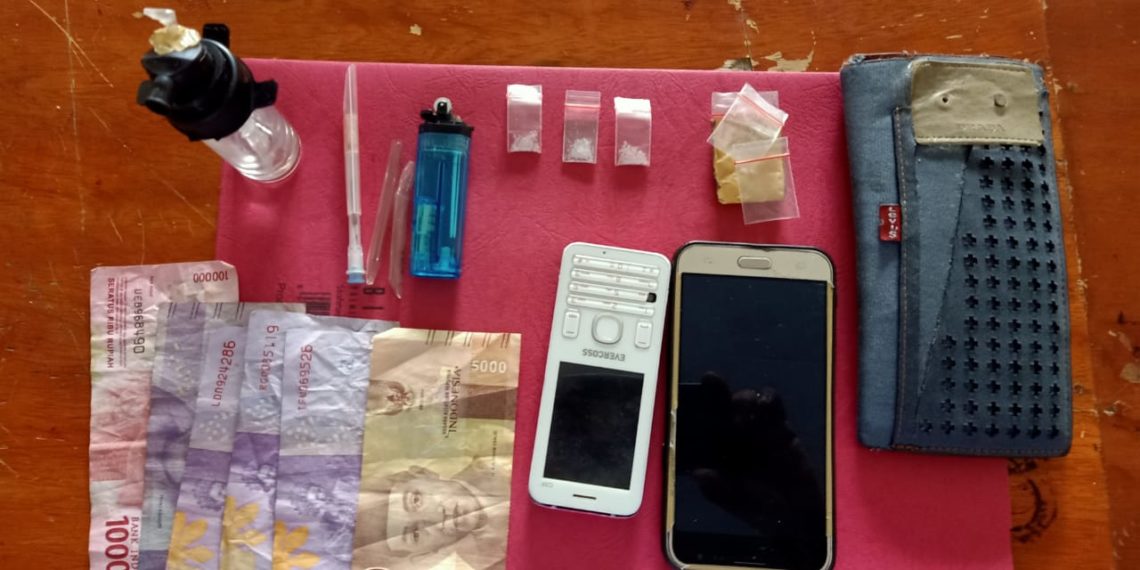 Polsek Tapung Kembali Tangkap 2 Pelaku Narkoba di Wilayah Desa Sei Putih