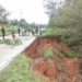 Bahu Jalan di Km 91 Lintas Riau – Sumbar Amblas, Kapolres Kampar Minta Pihak Terkait Segera Lakukan Perbaikan