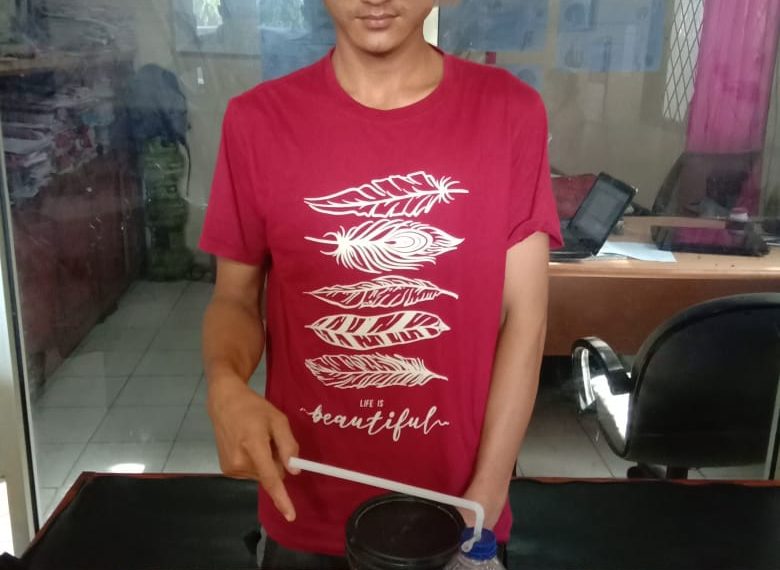 Polsek Tapung Tangkap Seorang DPO Kasus Narkoba di Desa Sumber Makmur