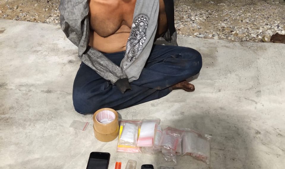 Resnarkoba Polres Kampar Tangkap Bandar Narkoba dengan Barang Bukti 1,5 Ons Shabu