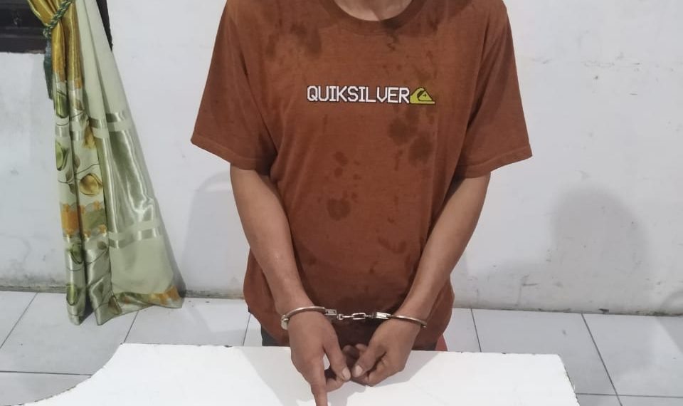 Polsek Tapung Hilir Tangkap Pengedar Shabu di Desa Tapung Makmur