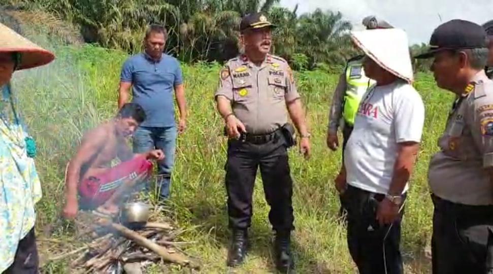 Tim Pemburu Karhutla Polsek Tapung Himbau Masyarakat Ikut Cegah Karhutla