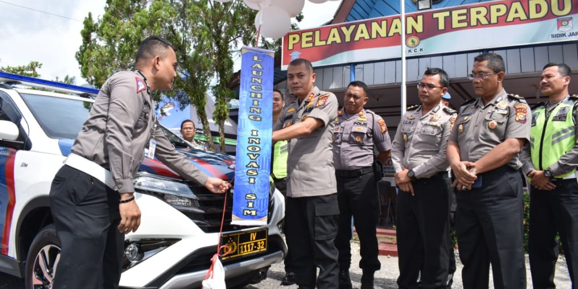 Kapolres Kampar Hari ini Lounching 3 Inovasi dibidang Pelayanan SIM