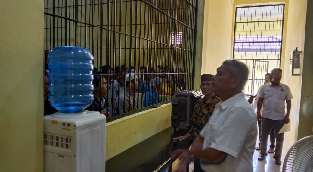 Polres Kampar Adakan Tausyiah Untuk Para Tahanan di Rutan Mapolres