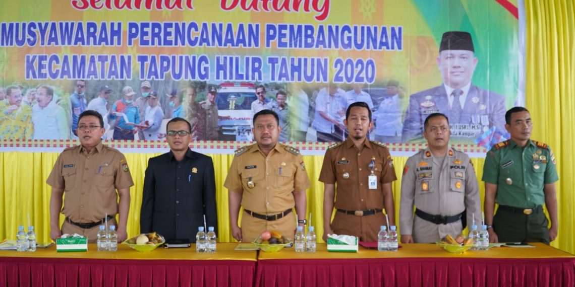 Bupati Kampar buka Musrenbang Kecamatan Tapung Hilir, Perusahaan diminta bersinergi dalam pembangunan daerah