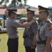 Kapolres Kampar Pimpin Upacara Sertijab Kasatres Narkoba dan Kapolsek Kampar