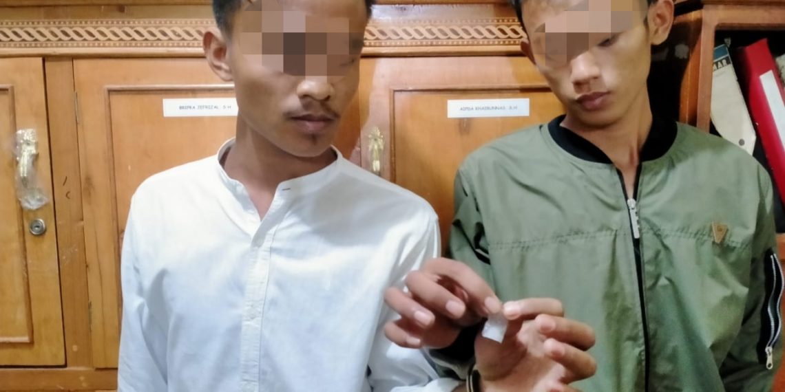 Akan Bertransaksi Narkoba di Wilayah Kuok, 2 Pemuda ini Keburu Diciduk Polisi