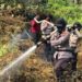 Luar Biasa, 3 Polwan Polres Inhil Sepekan Dihutan Berjibaku Padamkan Karhutla