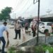 Antisipasi Penyebaran Covid 19, Polsek Tapung Bersama Koramil dan Puskesmas Adakan Goro di Pasar Petapahan