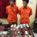 Polsek Tapung Hulu Ringkus 2 Pengedar Shabu, Ditemukan 8 Paket Shabu Siap Edar