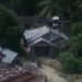 Tim Polda Riau Lakukan Penyemprotan Desinfektan dengan Drone di Wilayah Pulau Terap Kuok