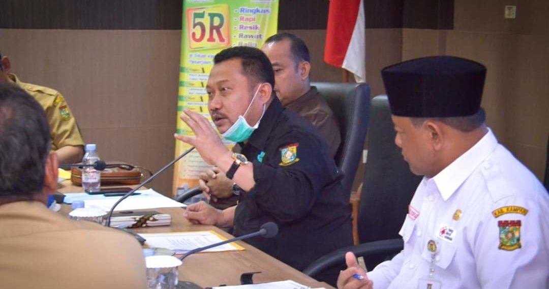 Tindaklanjut Rapat Bersama Gubri Terkait Virus Corona, Bupati Kampar Langsung Lakukan Rakor Bersama Forkopimda Dan OPD