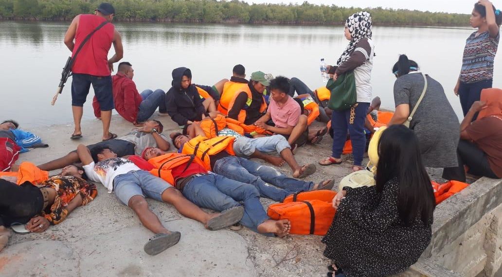 Polda Riau Gagalkan Perdagangan Orang ke Malaysia saat Pandemi Covid-19