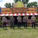Kapolres Kampar Cek Pospam Ops Ketupat Lancang Kuning 2020 di Lapangan Merdeka Bangkinang
