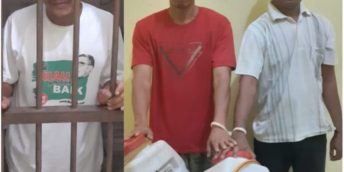 Polsek Tambang Tangkap 3 Pelaku Pembongkaran Rumah