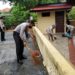 Jelang Hari Bhayangkara ke-74, Polres Kampar Lakukan Goro dan Desinfeksi di Tempat Ibadah