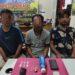 Resnarkoba Polres Kampar Kembali Tangkap 3 Pengedar Shabu di Desa Sawah Baru Kampa