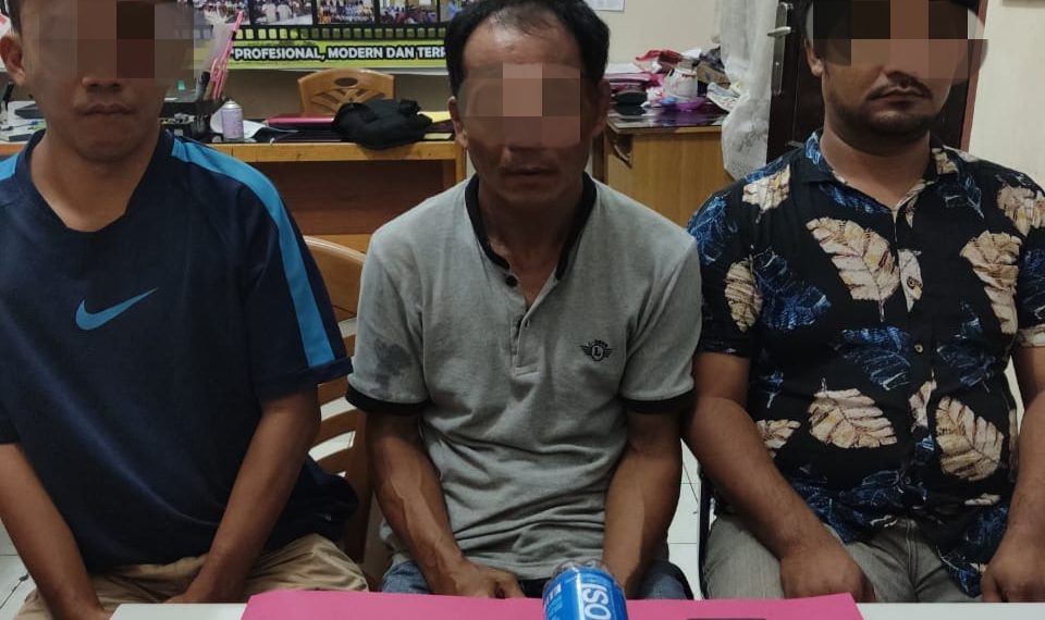 Resnarkoba Polres Kampar Kembali Tangkap 3 Pengedar Shabu di Desa Sawah Baru Kampa