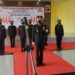 Upacara Virtual Hari Bhayangkara ke-74 di Polres Kampar Berlangsung Dengan Khidmat
