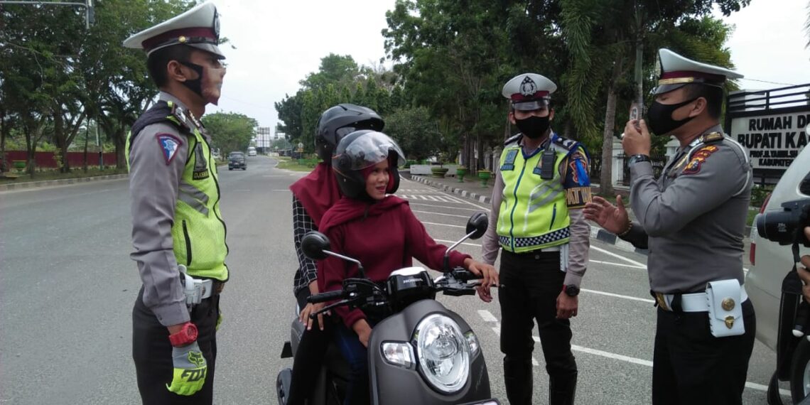 Pelanggaran Protokol Kesehatan, Salahsatu Target Penindakan Pada Ops Patuh Lancang Kuning 2020