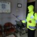 Polres Kampar Lakukan Penyemprotan Desinfektan Secara Rutin Ditempat Pelayanan Publik