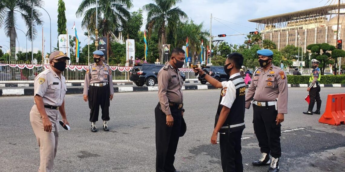 Propam Polda Riau Tertibkan Personil, Tindaklanjuti Inpres 6 Tahun 2020 Percepatan Penanganan Covid-19