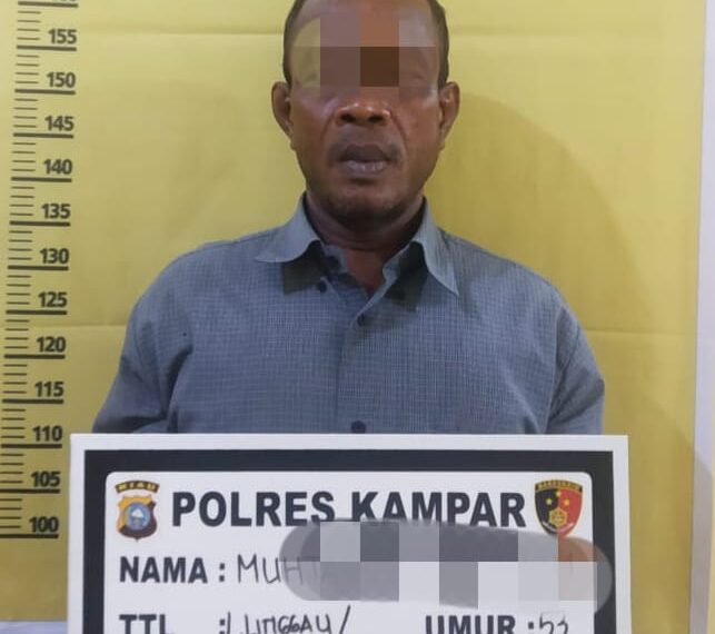 Cabuli Anak Tirinya Yang Masih Dibawah Umur, Pelaku Ditangkap Unit II SatReskrim Polres Kampar