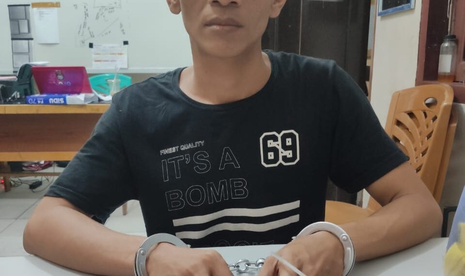 Resnarkoba Polres Kampar Kembali Mengamankan Seorang Pelaku Narkoba di Desa Rumbio
