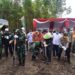 Gubri Bersama Kapolda dan Danrem 031/ WB, Lakukan Tanam Perdana Bibit Jagung Untuk Ketahanan Pangan di Desa Bencah Kelubi