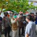 Bupati Kampar Didampingi Kapolres dan Dandim Pimpin Apel Gabungan untuk Sosialisasi Perbup Kampar Nomor 44 / 2020