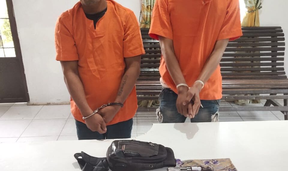 Polsek Tapung Hilir Tangkap 2 Pelaku Narkoba di Desa Kota Garo, Ditemukan 28 Paket Shabu Siap Edar