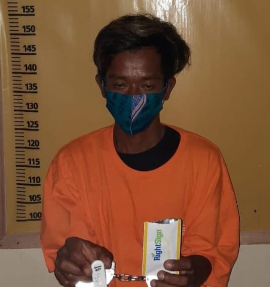 Polsek Perhentian Raja Amankan Seorang Pelaku Narkoba di Desa Kampung Pinang