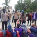Demo Tolak UU Cipta Kerja di Kampar Berlangsung Tertib, Kapolres Pimpin Langsung Pengamanannya