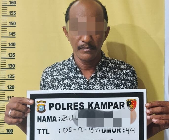 Penjual Nomor Judi Togel Diciduk Satreskrim Polres Kampar di Belakang Pabrik Karet Salo Timur