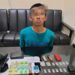 Polsek Perhentian Raja Tangkap Seorang Pengedar Narkoba Bersama 6 Paket Shabu Siap Edar