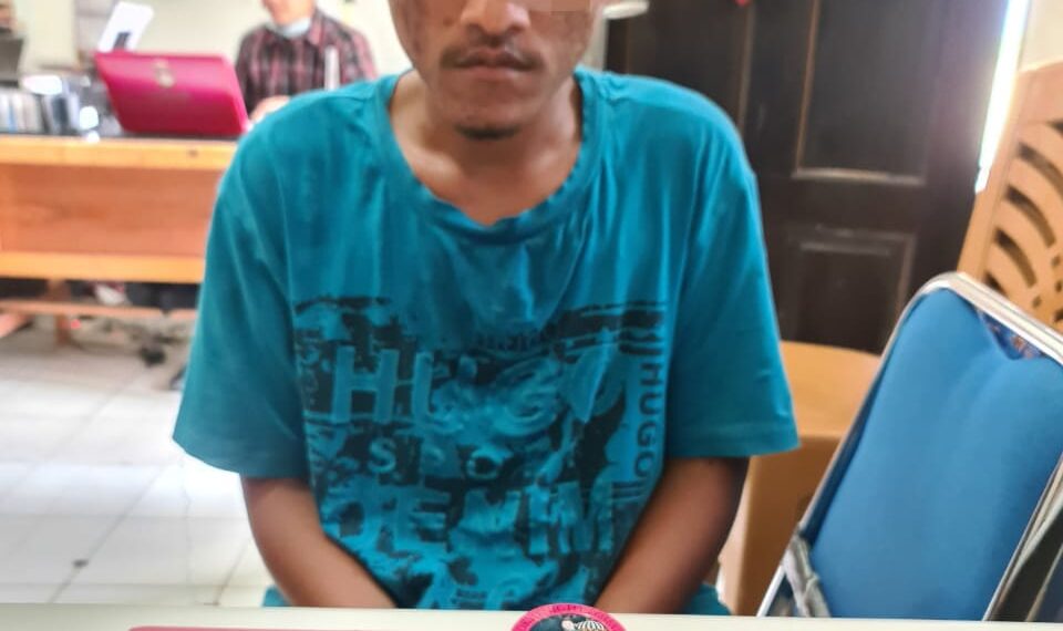 Resnarkoba Polres Kampar Tangkap Seorang Pengedar Shabu di Desa Pulau Sarak Kampar