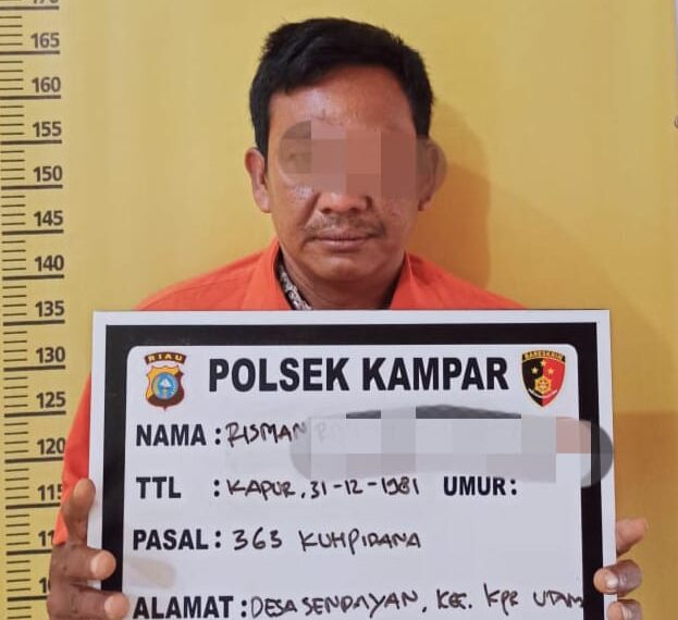 Nyuri Puluhan Kartu Perdana dan Voucher Kuota Internet, Pelaku Ditangkap Polsek Kampar