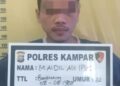 Pelaku Pencurian Yang Ditangkap SatReskrim Polres Kampar Terlibat Kasus Penggelapkan Sepeda Motor