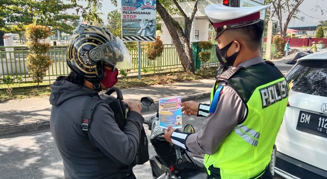 Pekan Pertama Operasi Zebra 2020, Polres Kampar Berhasil Tekan Angka Lakalantas 66 Persen