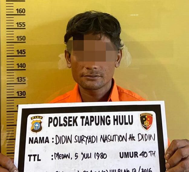 Cabuli Anak Tirinya Yang Masih Dibawah Umur, Pelaku Ditangkap Polsek Tapung Hulu