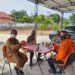 Kapolres Kampar Kunjungi BPBD Kab. Kampar untuk Berkoordinasi tentang Penanganan Covid-19 dan Bencana Alam