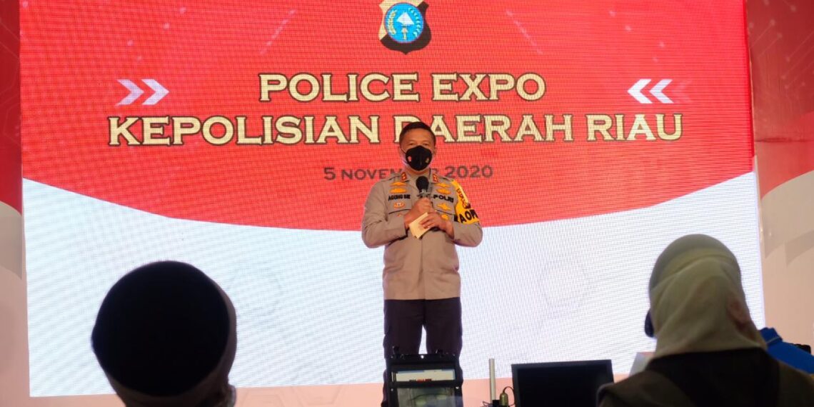 Gelar Police Expo, Polda Riau Tampilkan Peralatan Canggih yang Dimiliki untuk Ungkap Kejahatan