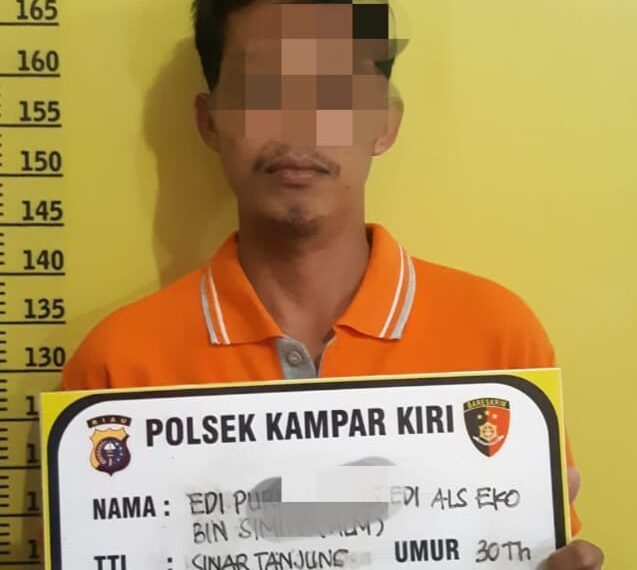 Polsek Kampar Kiri Ungkap Kasus Pembunuhan Dalam Keluarga