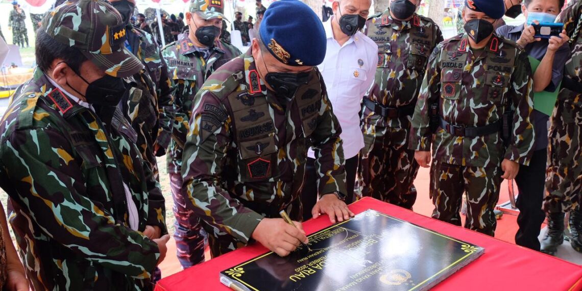 Ini Pesan Kapolda Riau Kepada Personel Saat Resmikan Gedung Teratai Sat Brimob